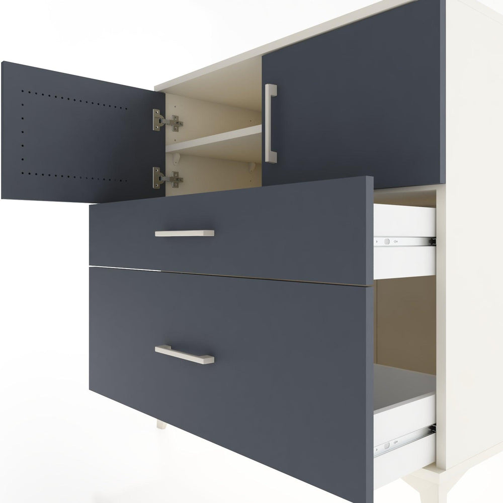 Woodntry Modular Dresser Moonstone 88x44x84 cm with Cover and Drawer KC109-1