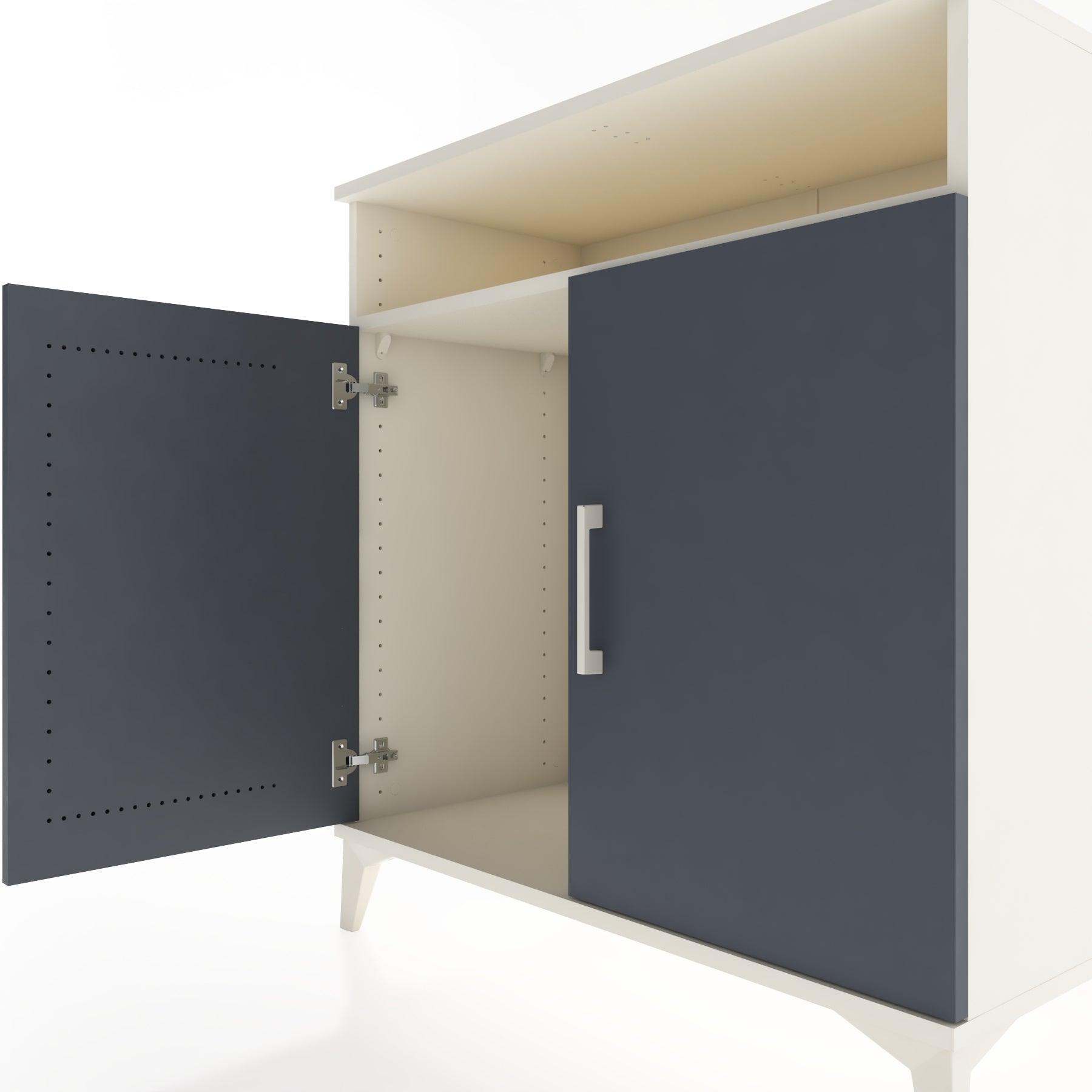 Woodntry Modular Dresser Moonstone 88x44x84 cm with Cover and Shelf KR85-1