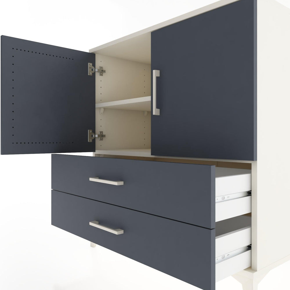 Woodntry Modular Dresser Moonstone 88x44x84 cm with Cover and Drawer KC23-1