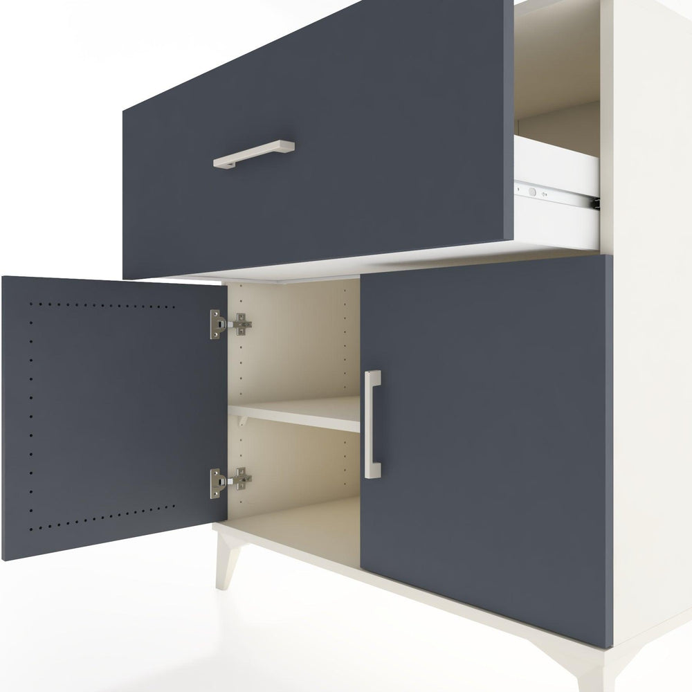 Woodntry Modular Dresser Moonstone 88x44x84 cm with Cover and Drawer KC50-1