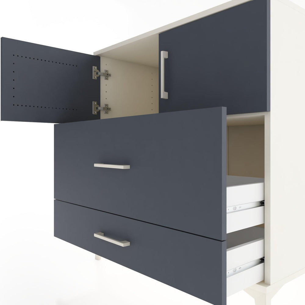 Woodntry Modular Dresser Moonstone 88x44x84 cm with Cover and Drawer KC114-1