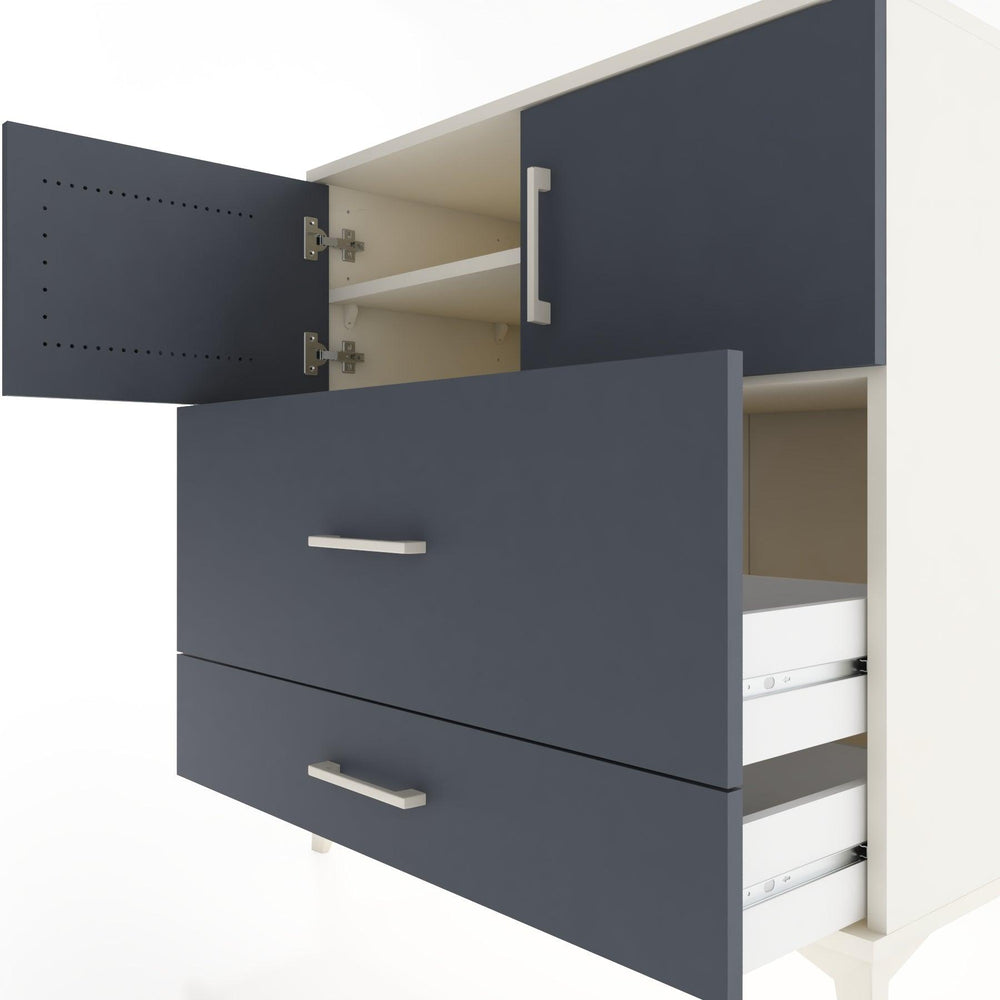 Woodntry Modular Dresser Moonstone 88x44x84 cm with Cover and Drawer KC113-1