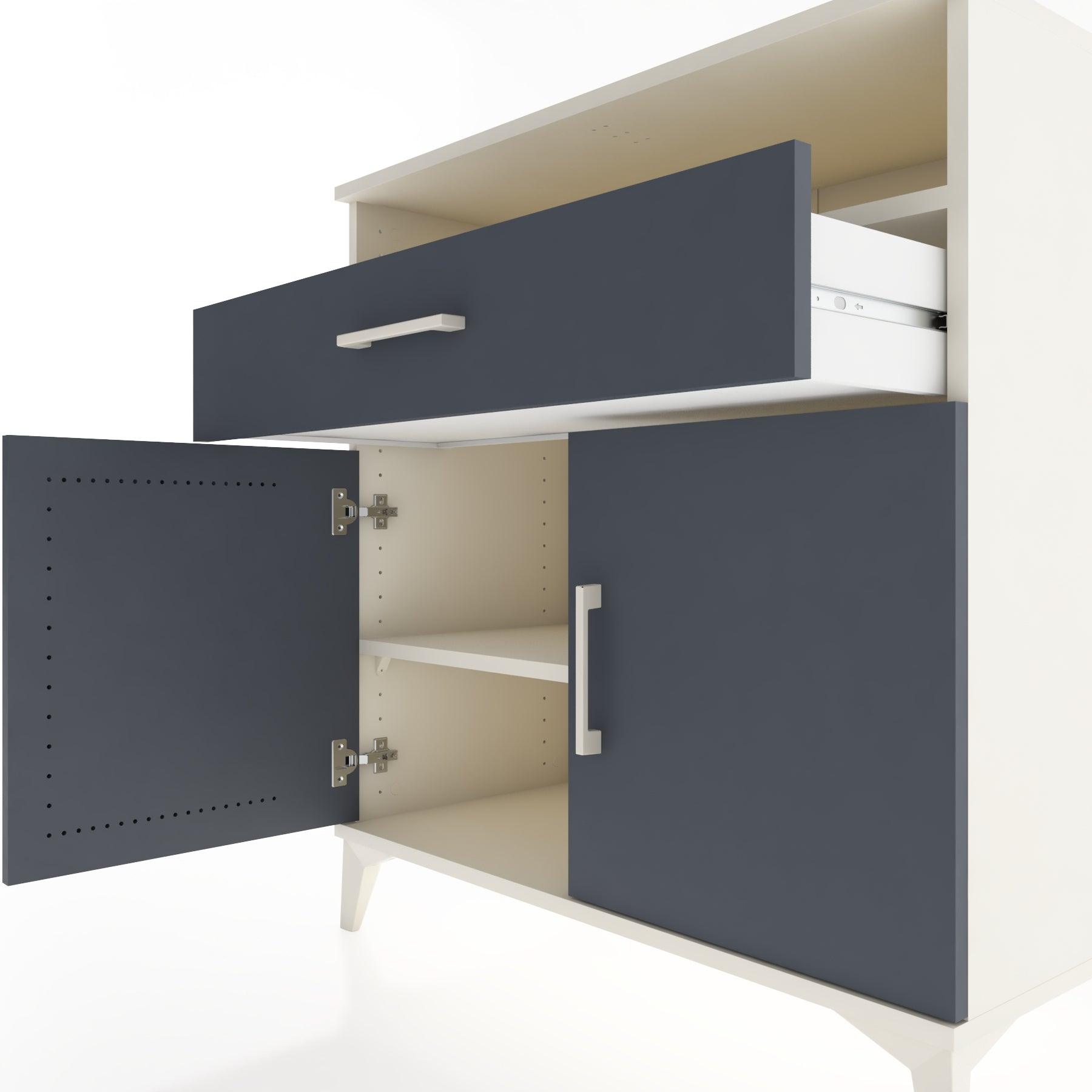Woodntry Modular Dresser Moonstone 88x44x84 cm Functional F35-1