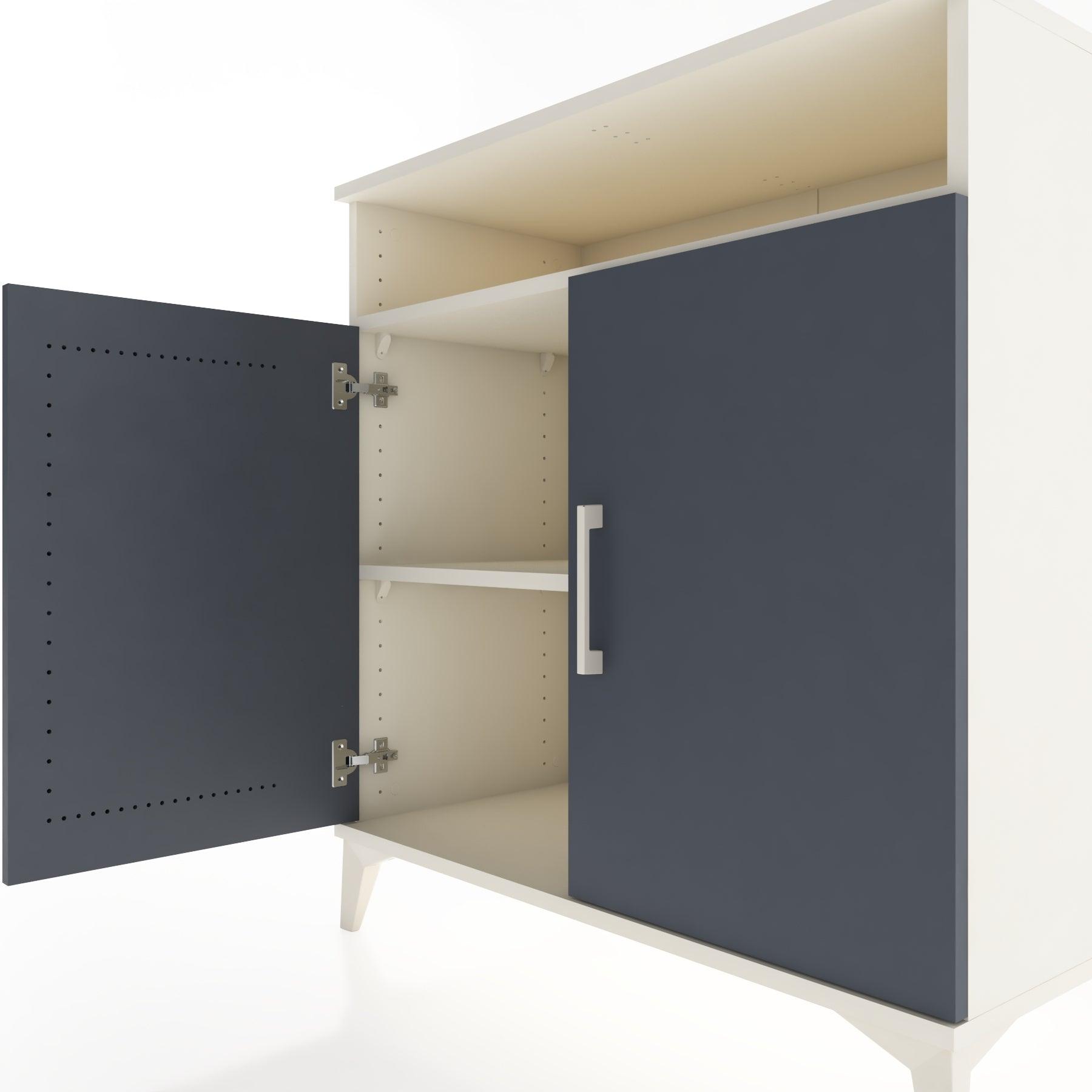 Woodntry Modular Dresser Moonstone 88x44x84 cm with Cover and Shelf KR84-1