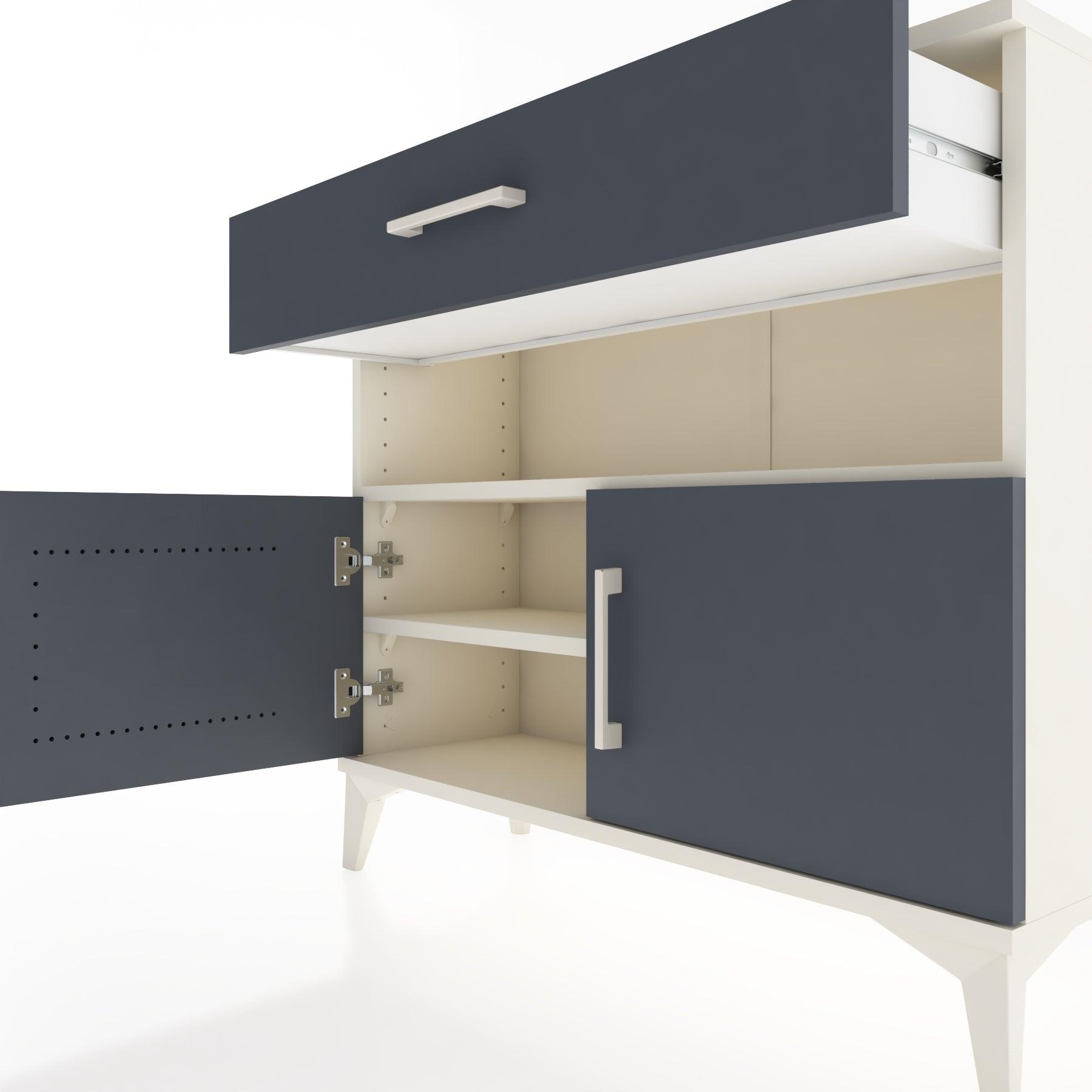Woodntry Modüler Şifonyer Çekmece ve Kapaklı T1 88x30x94 cm Aytaşı - Woodntry