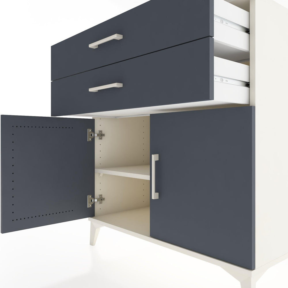 Woodntry Modular Dresser Moonstone 88x44x84 cm with Cover and Drawer KC32-1