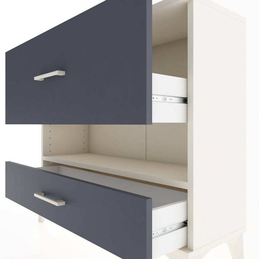 Woodntry Modüler Şifonyer İki Çekmeceli V10 88x30x68 cm Aytaşı - Woodntry