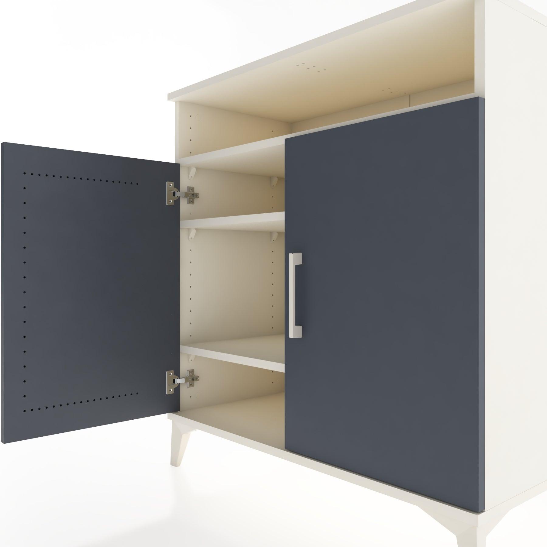 Woodntry Modular Dresser Moonstone 88x44x84 cm with Cover and Shelf KR83-1