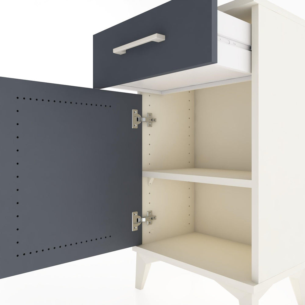 Woodntry Modüler Komodin Çekmece ve Kapaklı V4 44x30x68 cm Aytaşı - Woodntry