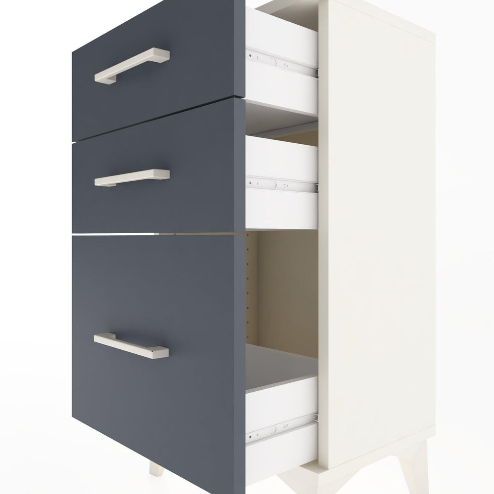 Woodntry Modüler Komodin Üç Çekmeceli V2 44x30x68 cm Aytaşı - Woodntry