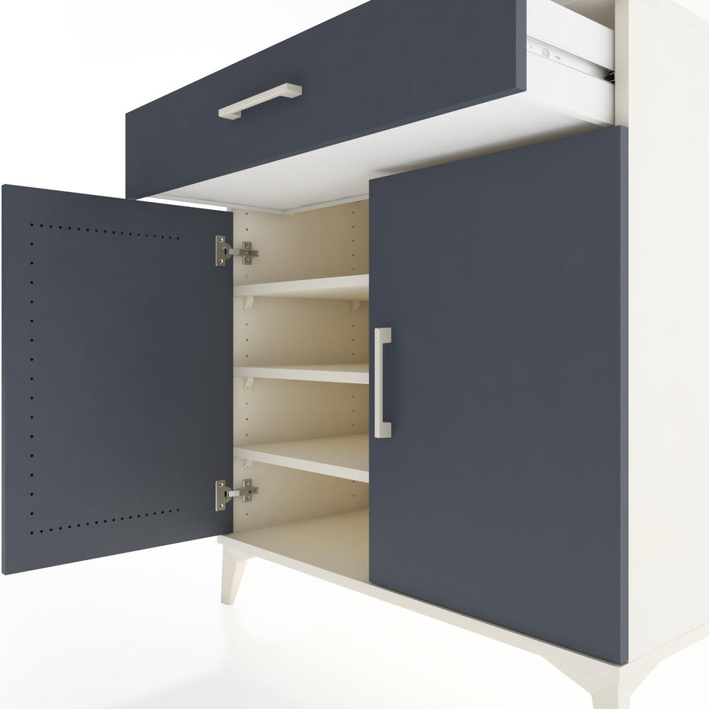 Woodntry Modüler Şifonyer Aytaşı 88x44x84 cm Kapaklı ve Çekmeceli KC78-1