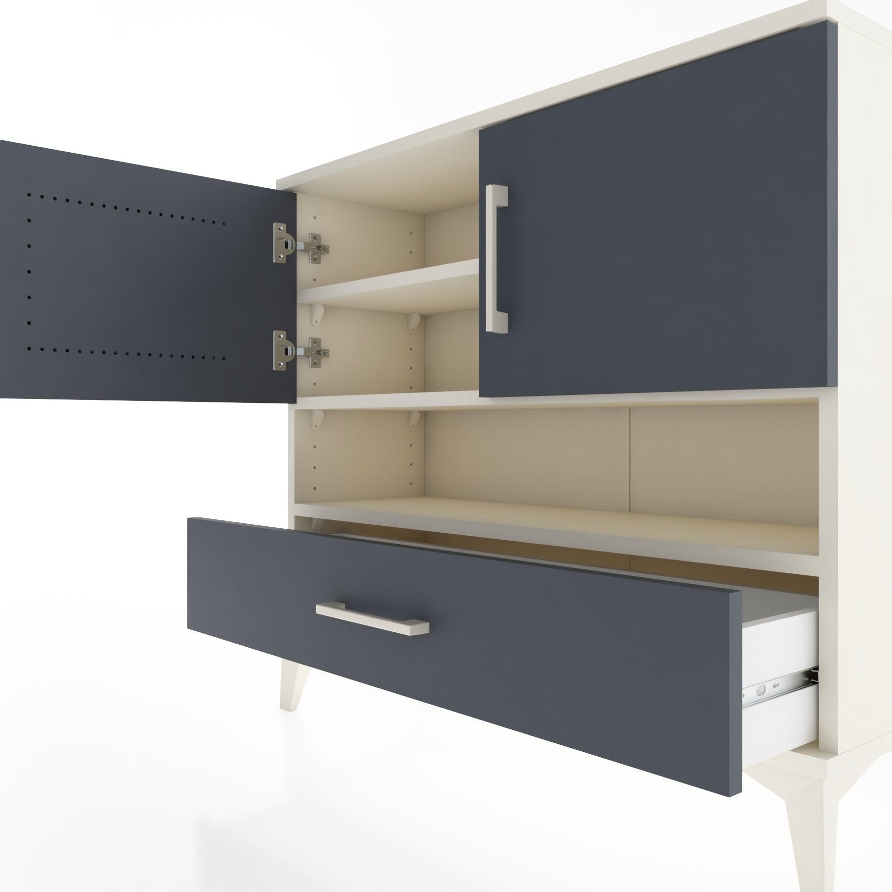 Woodntry Modüler Şifonyer İki Kapaklı T1 88x30x94 cm Aytaşı - Woodntry