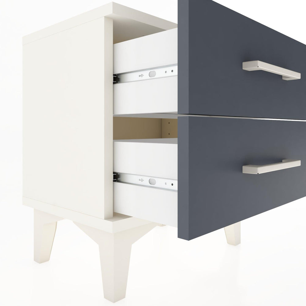 Woodntry Modüler Komodin İki Çekmeceli 44x30x36 cm Aytaşı - Woodntry