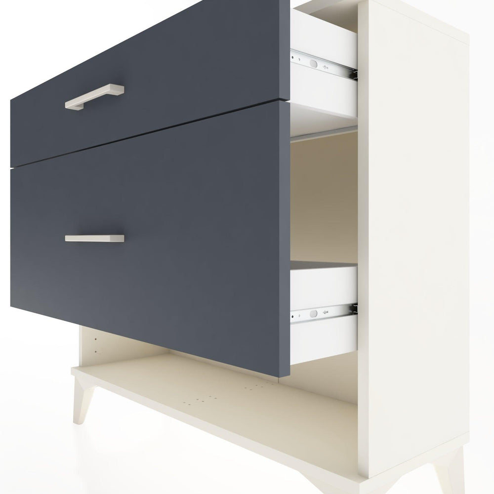 Woodntry Modüler Şifonyer İki Çekmeceli V8 88x30x68 cm Aytaşı - Woodntry