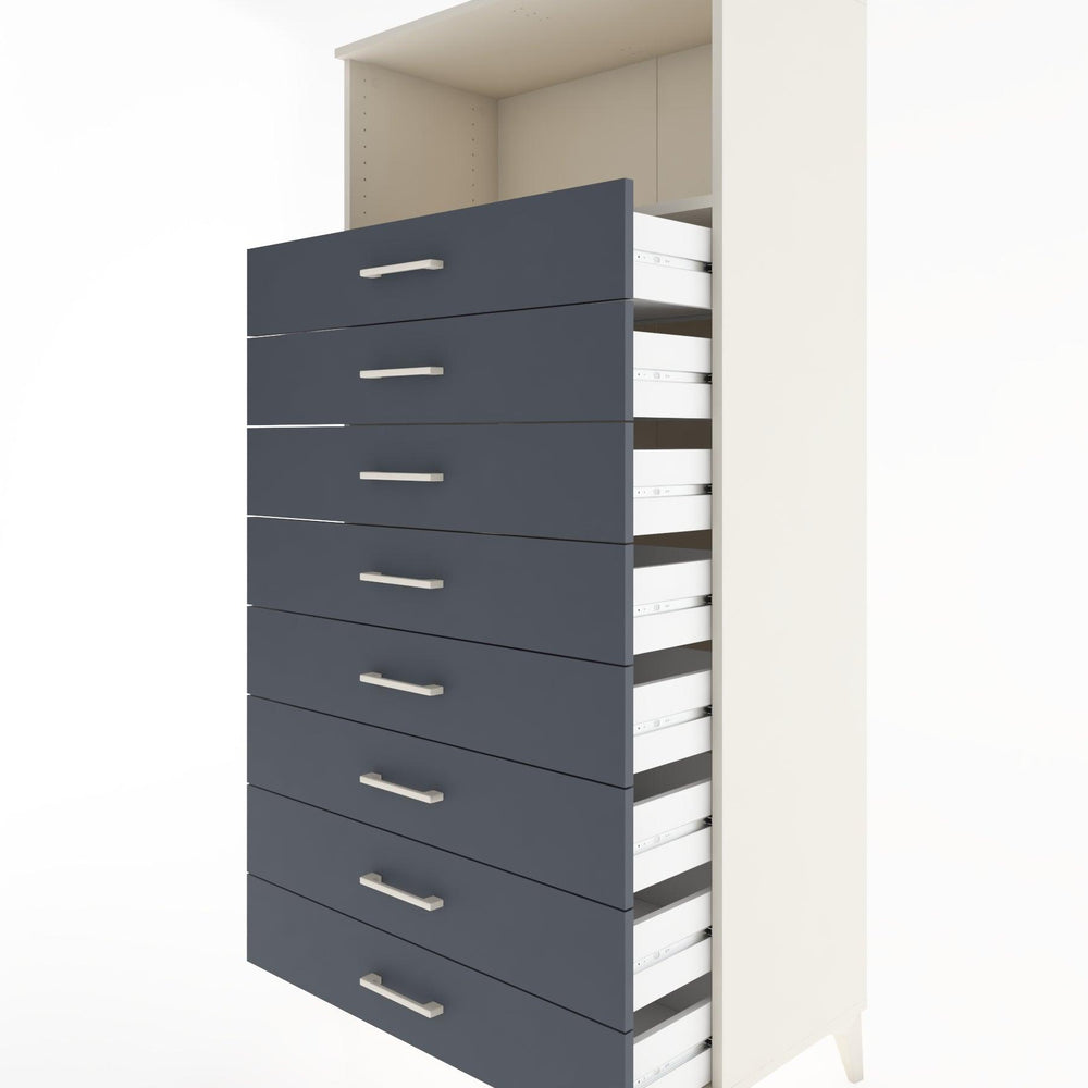 Woodntry Modular Cabinet Moonstone 88x44x170 cm with Drawers and Shelves CR32-1