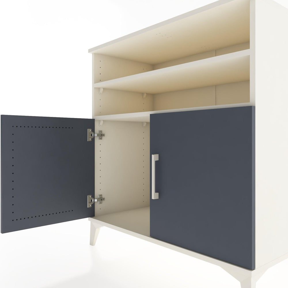 Woodntry Modular Dresser Moonstone 88x44x84 cm with Cover and Shelf KR39-1