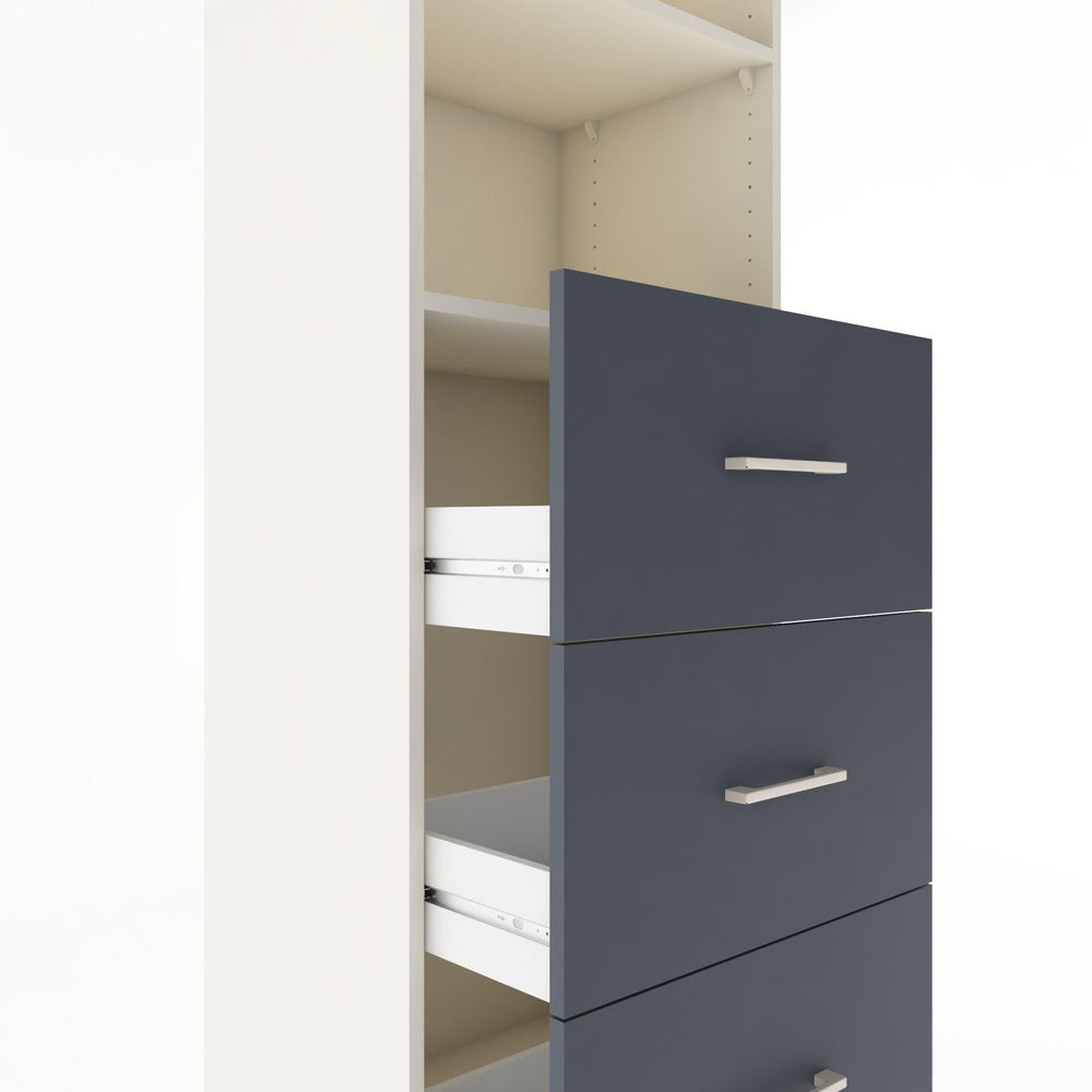 Woodntry Modüler Dolap Aytaşı 60x44x170 cm Çekmeceli ve Raflı CR51-1