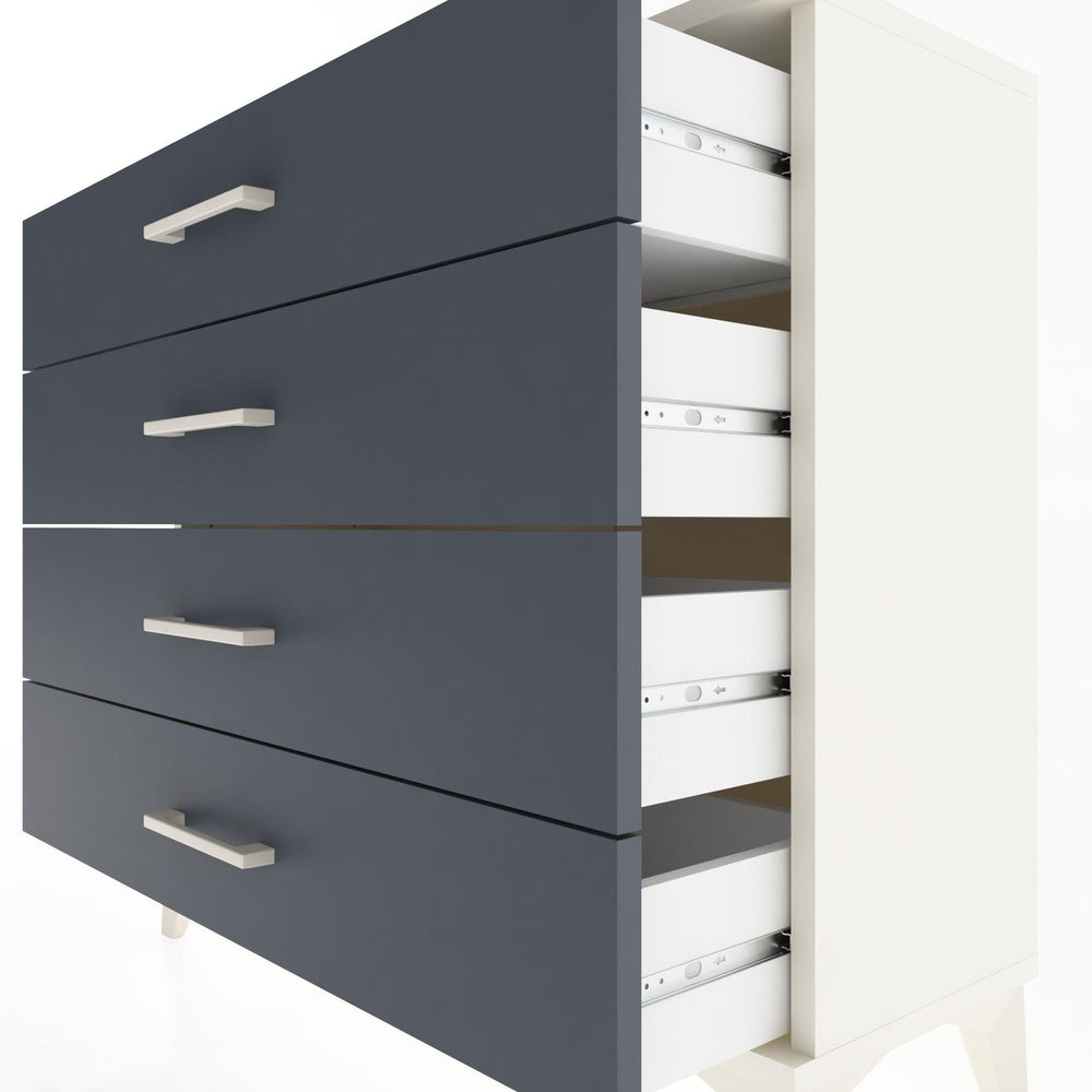 Woodntry Modüler Şifonyer 4 Çekmeceli 88x30x68 cm Aytaşı - Woodntry