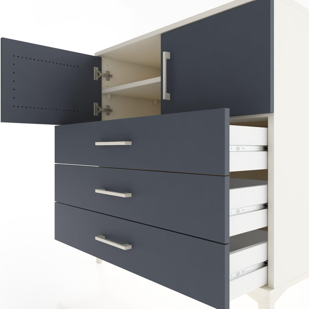 Woodntry Modular Dresser Moonstone 88x44x84 cm with Cover and Drawer KC97-1