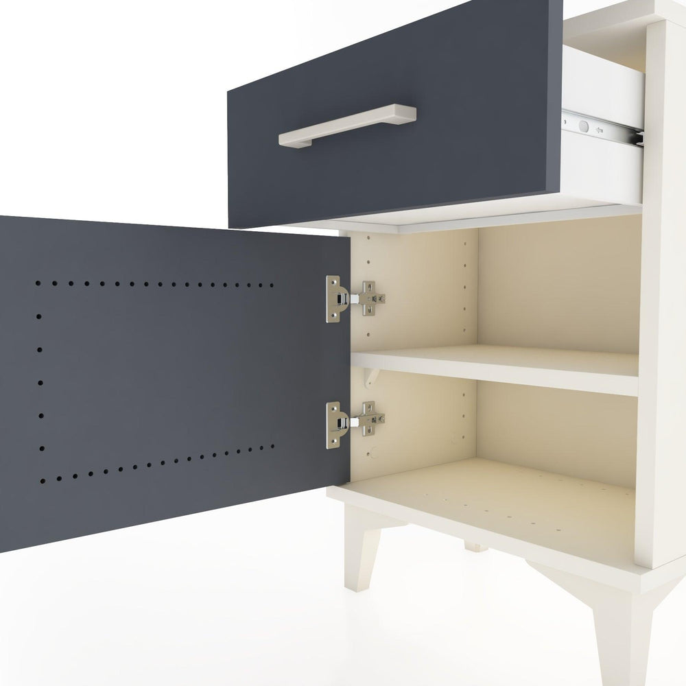 Woodntry Modüler Komodin Çekmece ve Kapaklı 44x30x52 cm Aytaşı - Woodntry