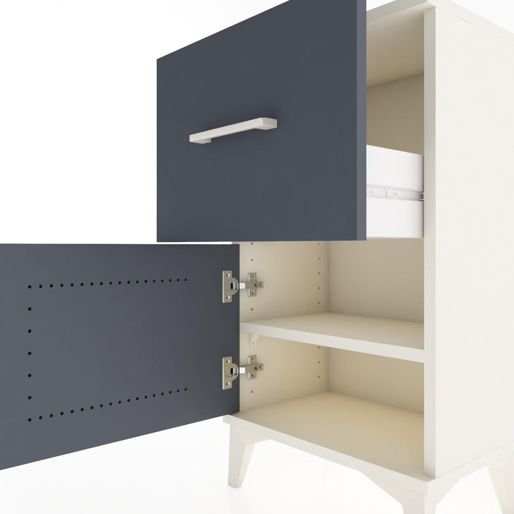 Woodntry Modüler Komodin Çekmece ve Kapaklı V1 44x30x68 cm Aytaşı - Woodntry