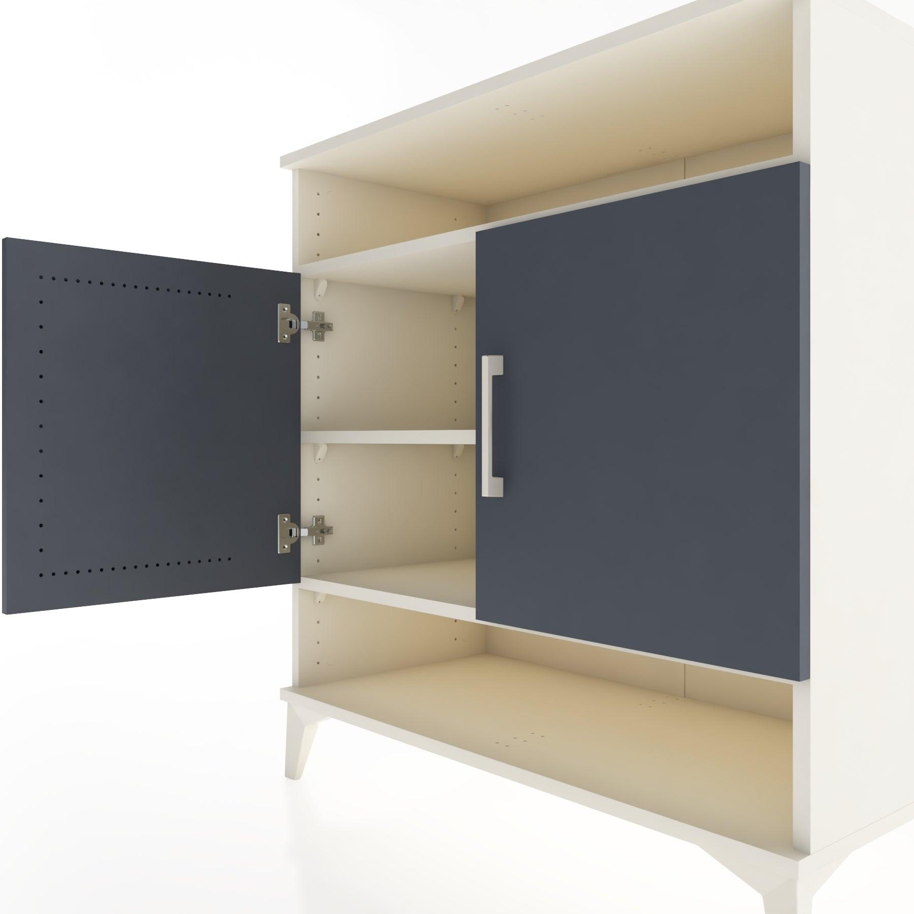 Woodntry Modular Dresser Moonstone 88x44x84 cm with Cover and Shelf KR68-1