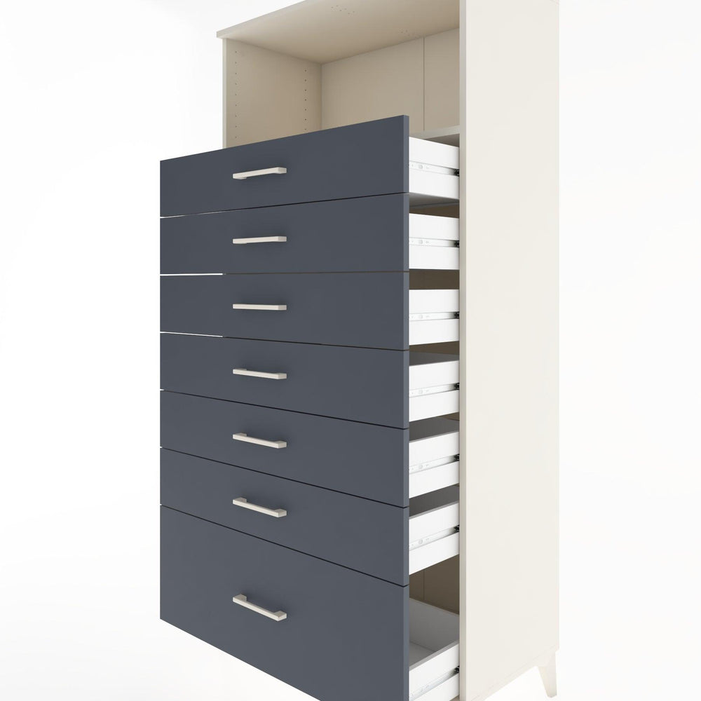 Woodntry Modular Cabinet Moonstone 88x44x170 cm with Drawers and Shelves CR38-1