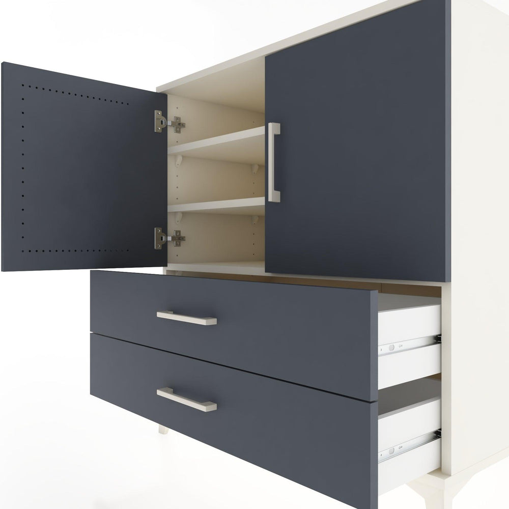 Woodntry Modular Dresser Moonstone 88x44x84 cm with Cover and Drawer KC22-1