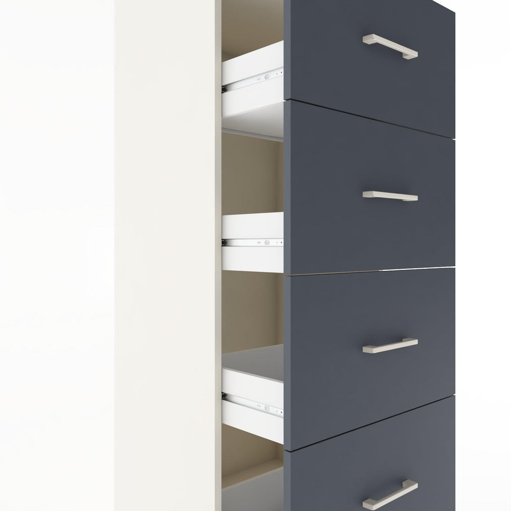 Woodntry Modular Cabinet Moonstone 60x44x170 cm with Drawers and Shelves CR52-1