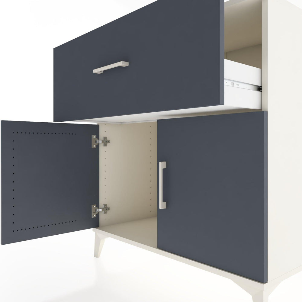 Woodntry Modular Dresser Moonstone 88x44x84 cm with Cover and Drawer KC51-1