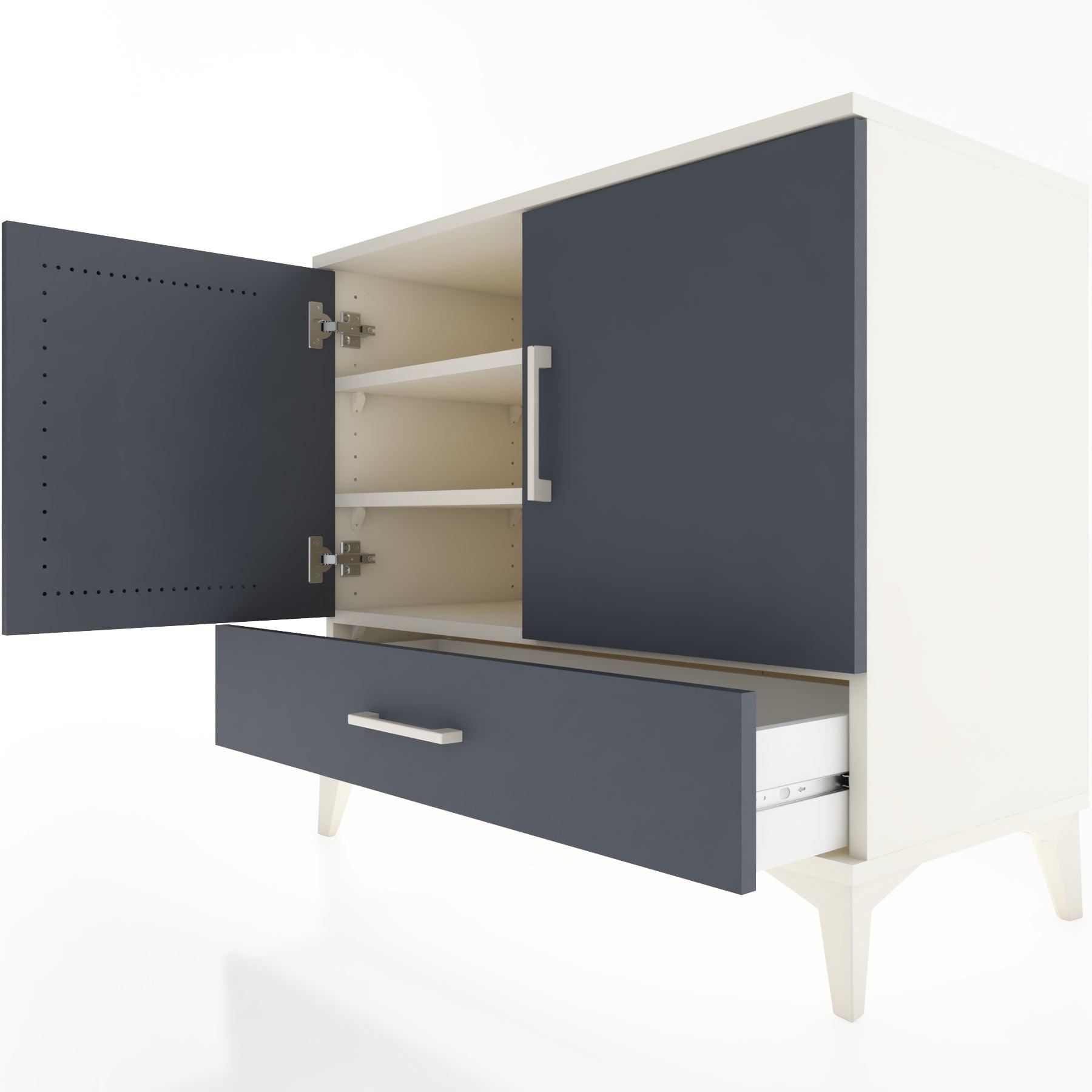 Woodntry Modüler Şifonyer Aytaşı 88x44x68 cm Kapaklı ve Çekmeceli KC1-1