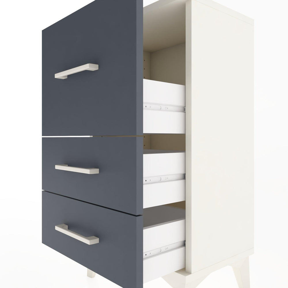 Woodntry Modüler Komodin Üç Çekmeceli V1 44x30x68 cm Aytaşı - Woodntry