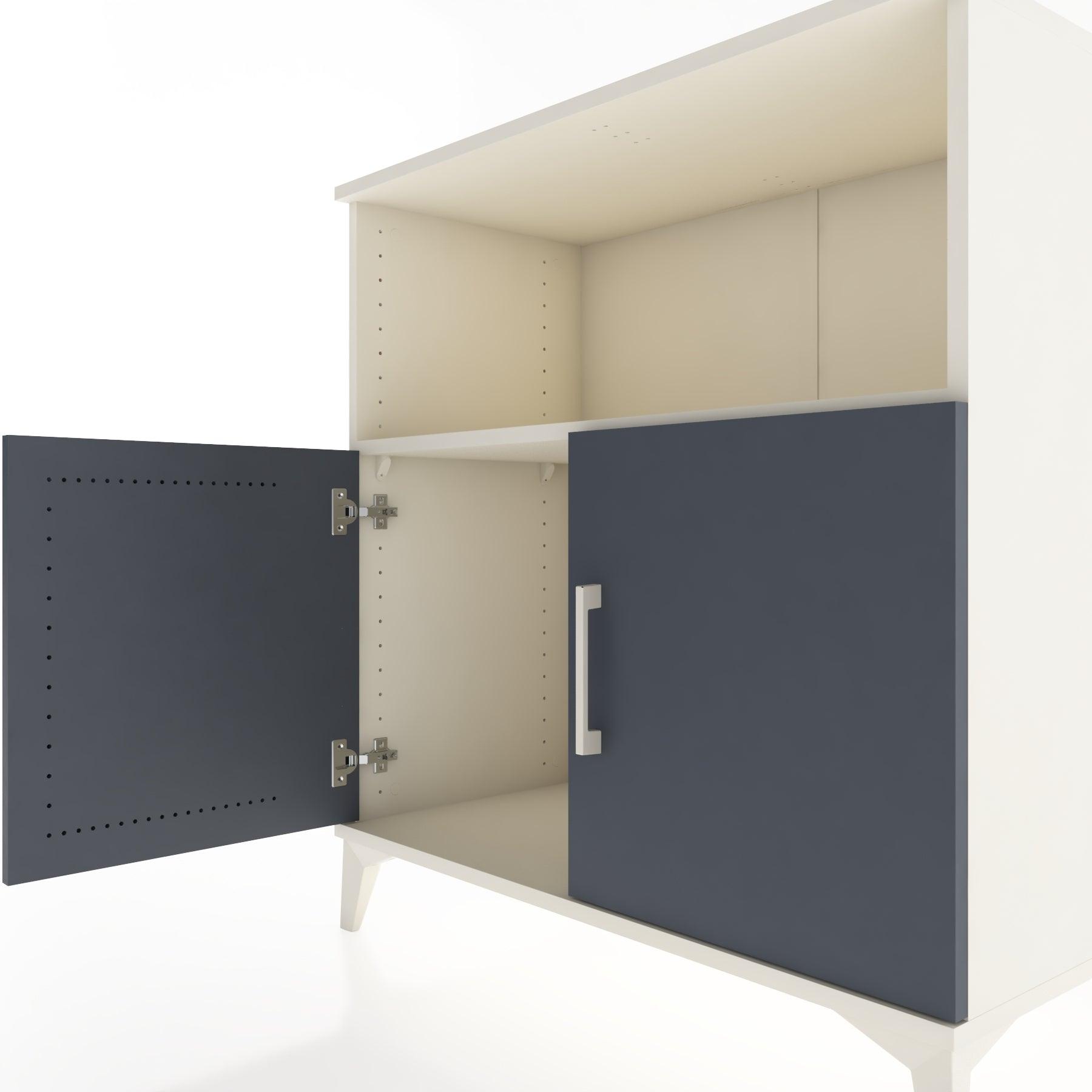 Woodntry Modular Dresser Moonstone 88x44x84 cm with Cover and Shelf KR42-1