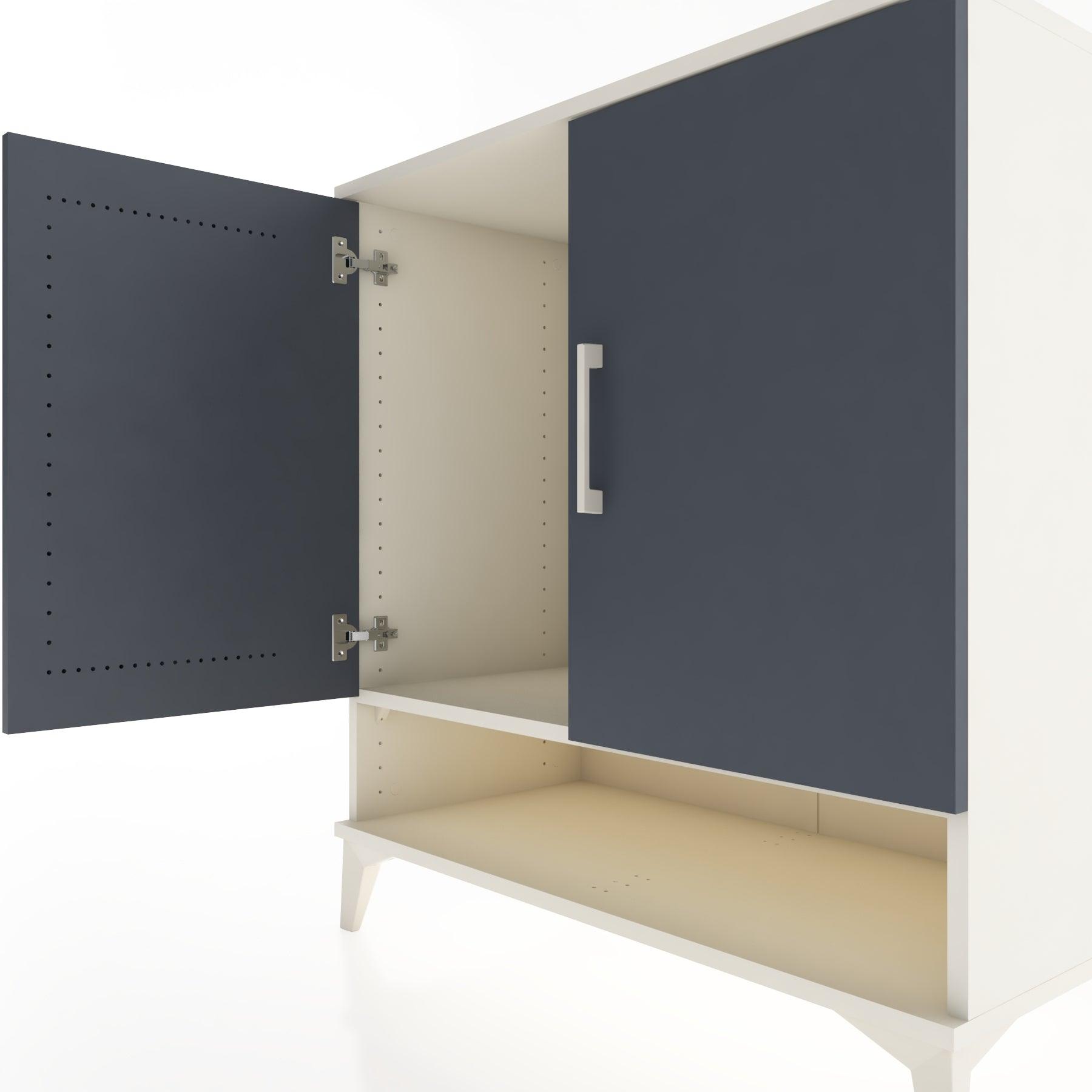 Woodntry Modular Dresser Moonstone 88x44x84 cm with Cover and Shelf KR77-1