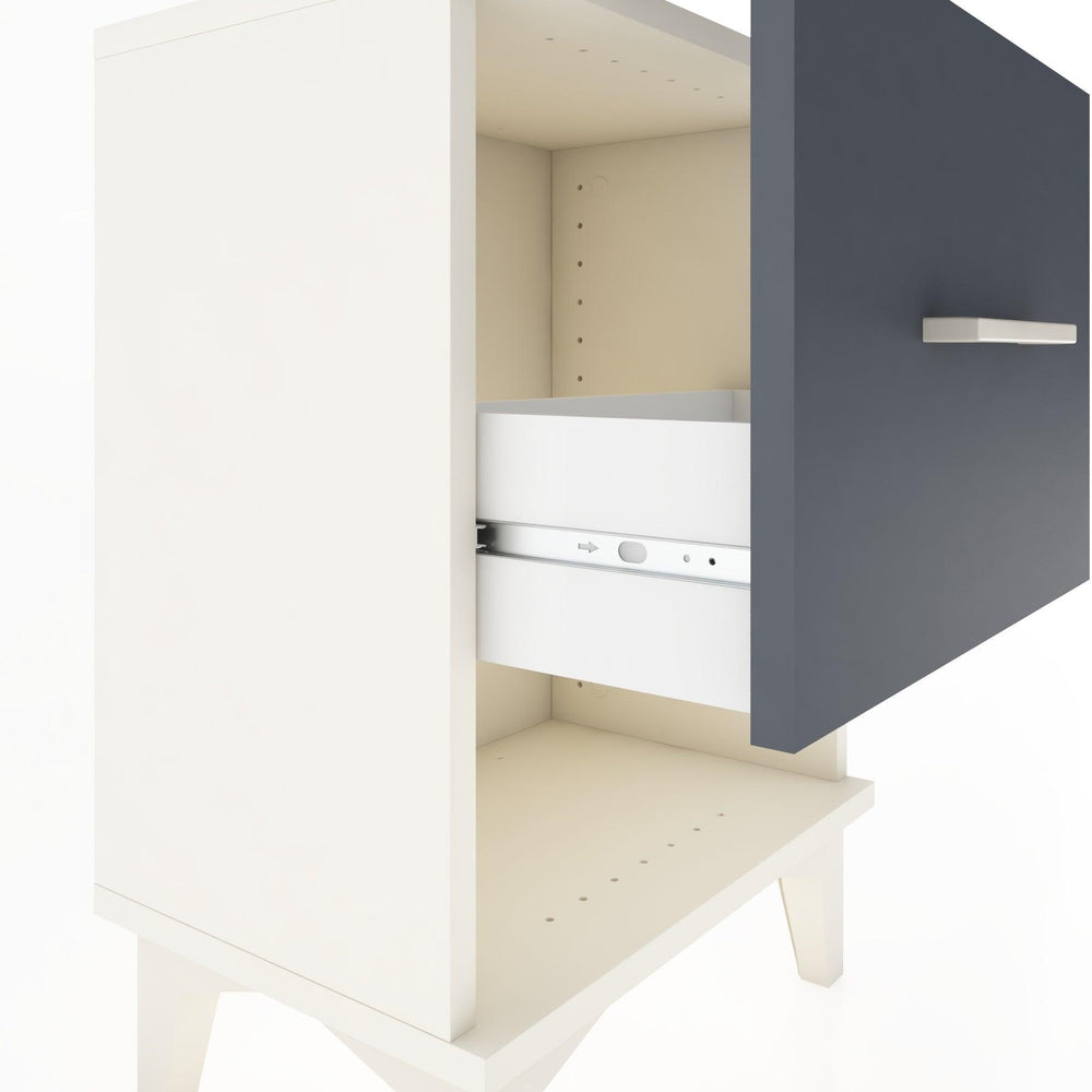 Woodntry Modüler Komodin Tek Çekmece ve Raflı 44x30x52 cm Aytaşı - Woodntry