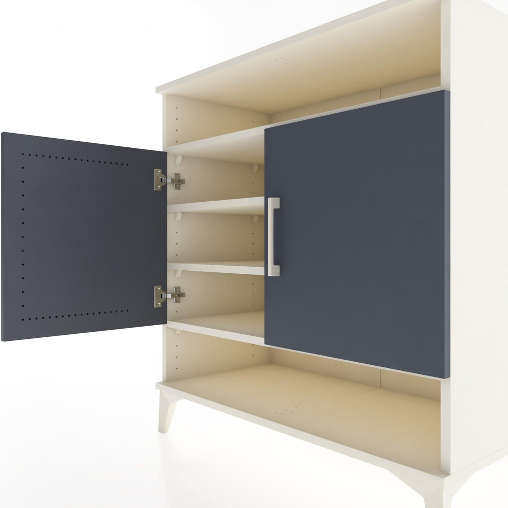 Woodntry Modular Dresser Moonstone 88x44x84 cm with Cover and Shelf KR67-1