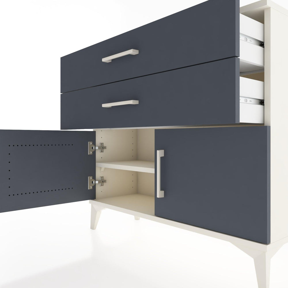 Woodntry Modüler Şifonyer Çekmece Raf Kapaklı 88x30x68 cm Çam - Woodntry