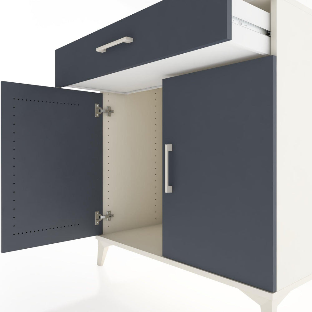 Woodntry Modüler Şifonyer Aytaşı 88x44x84 cm Kapaklı ve Çekmeceli KC81-1