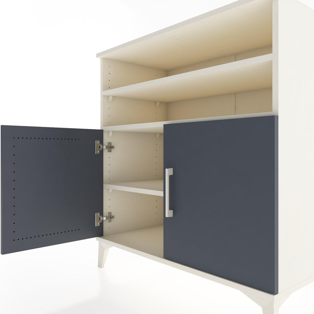 Woodntry Modular Dresser Moonstone 88x44x84 cm with Cover and Shelf KR38-1