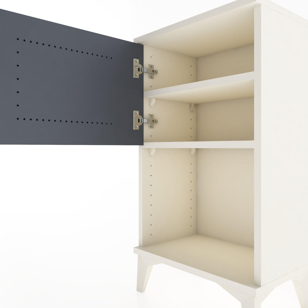 Woodntry Modüler Komodin Raf ve Tek Kapaklı V2 44x30x68 cm Aytaşı - Woodntry