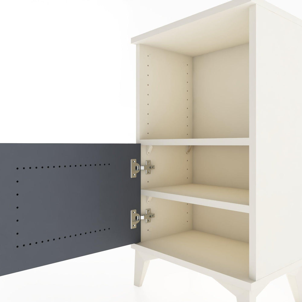 Woodntry Modüler Komodin Raf ve Tek Kapaklı V1 44x30x68 cm Aytaşı - Woodntry