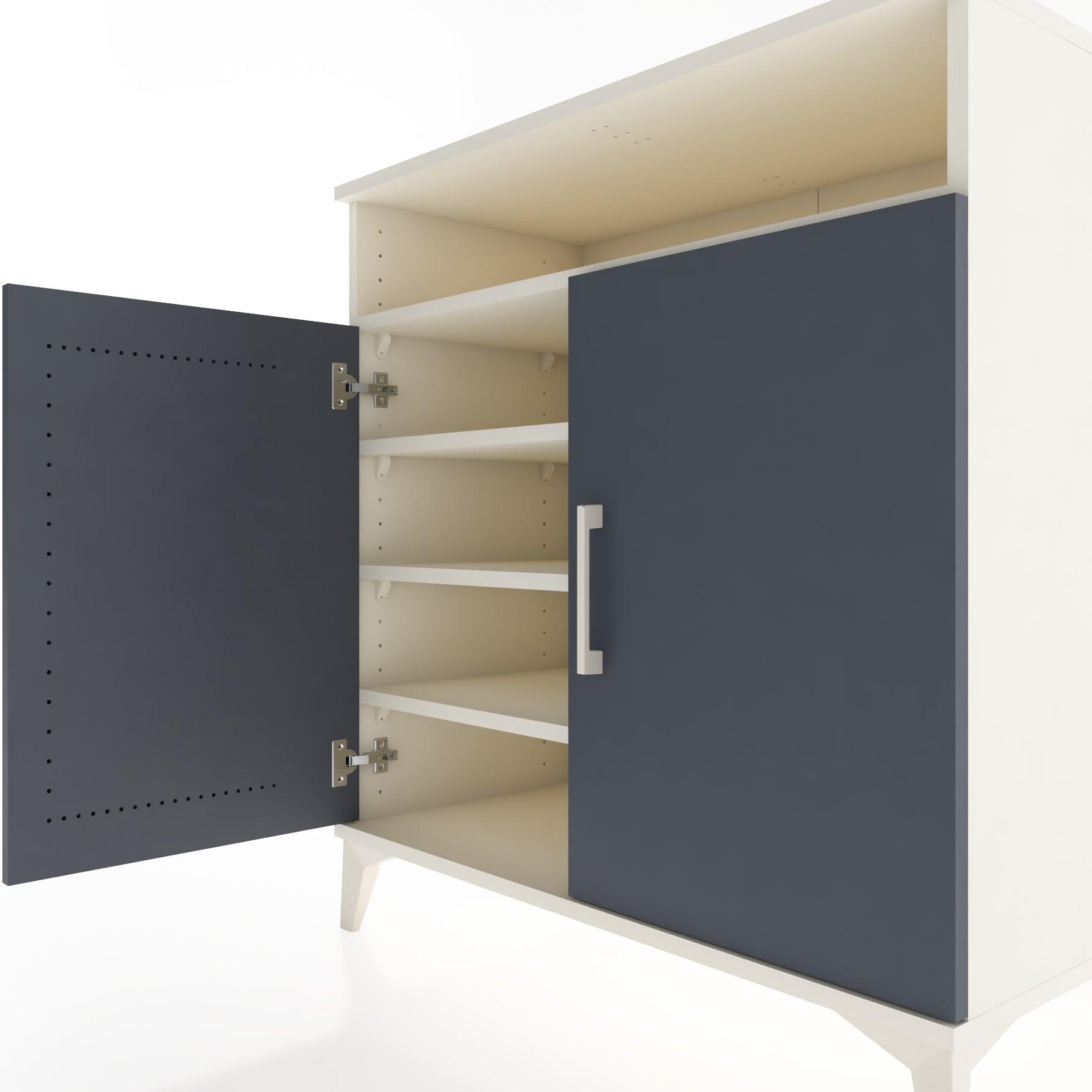 Woodntry Modular Dresser Moonstone 88x44x84 cm with Cover and Shelf KR82-1