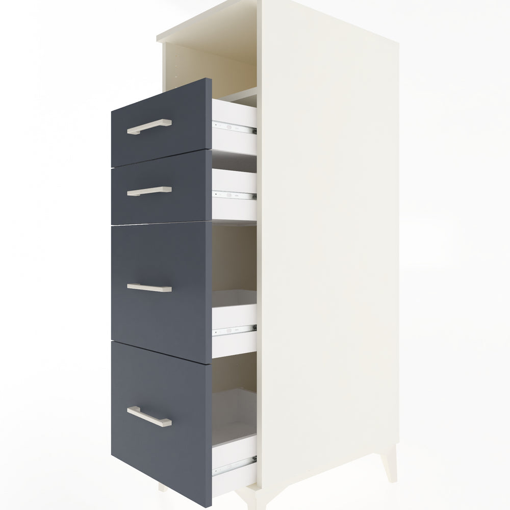 Woodntry Modular Cabinet Moonstone 44x59x122 cm with Drawers and Shelves CR101-1