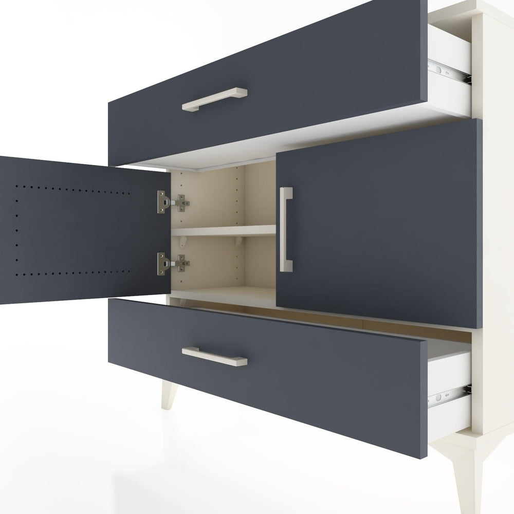 Woodntry Modüler Şifonyer Çekmece ve Kapaklı T2 88x30x94 cm Aytaşı - Woodntry