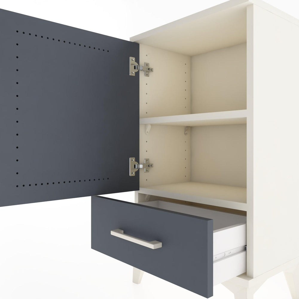 Woodntry Modüler Komodin Çekmece ve Kapaklı V3 44x30x68 cm Aytaşı - Woodntry