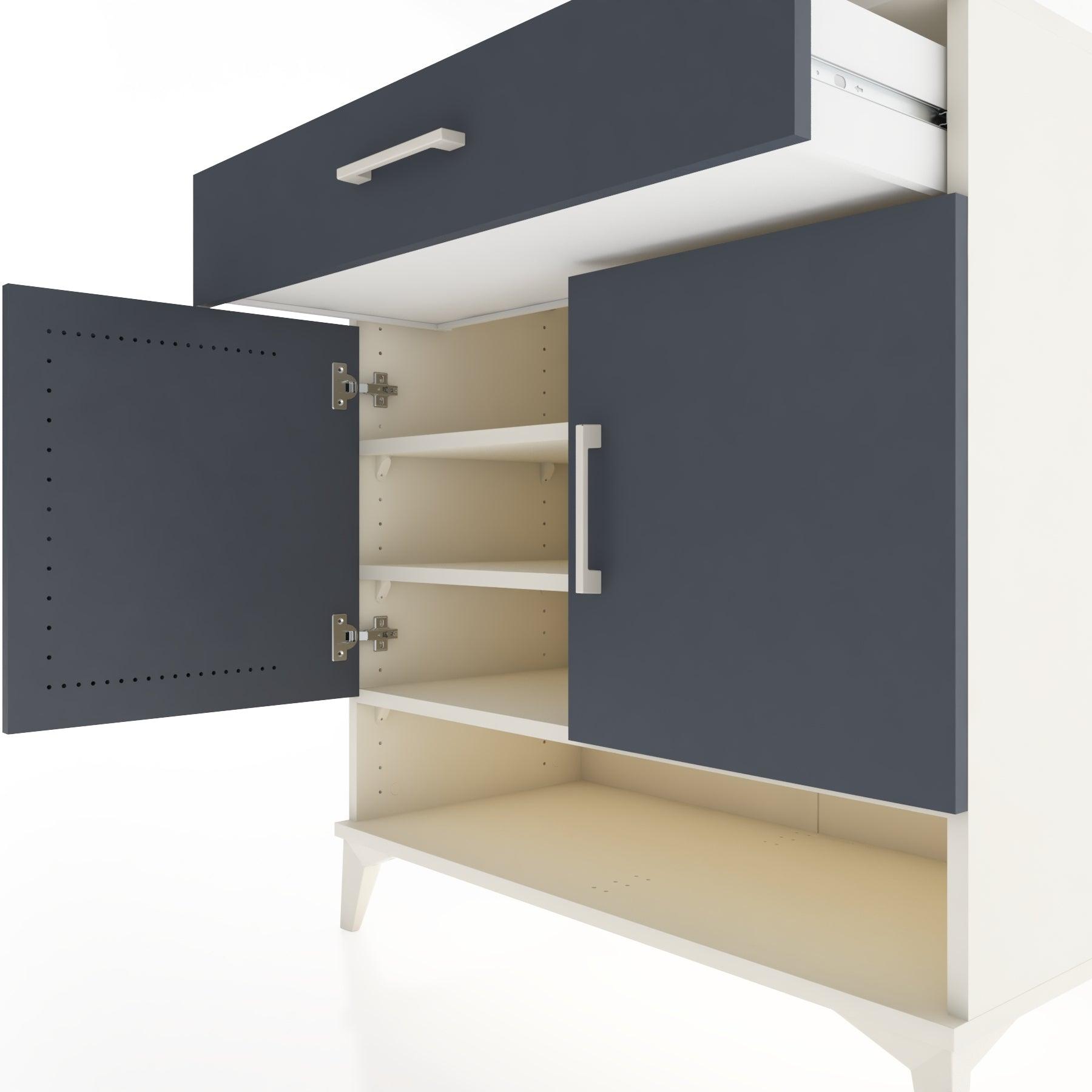 Woodntry Modular Dresser Moonstone 88x44x84 cm Functional F64-1
