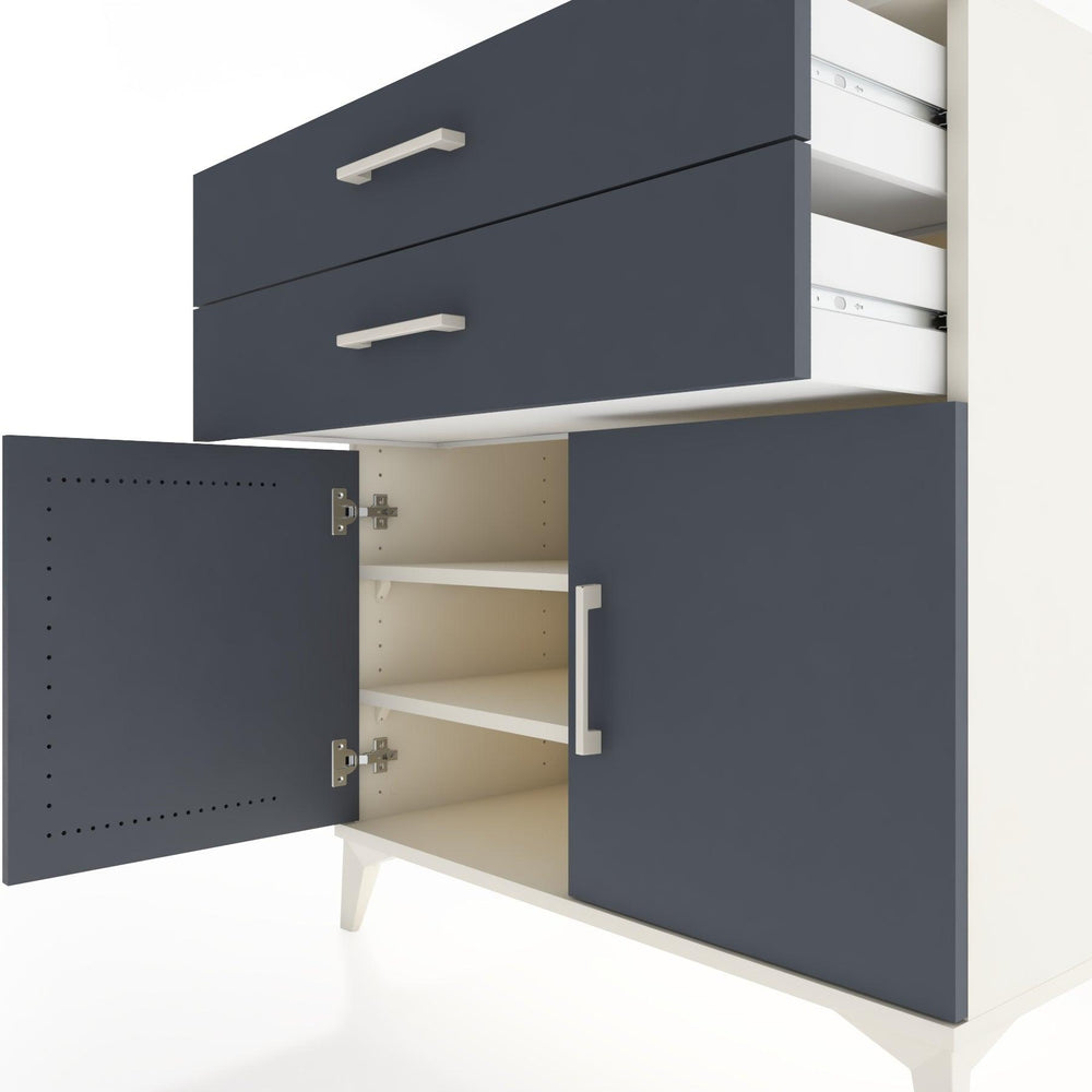 Woodntry Modular Dresser Moonstone 88x44x84 cm with Cover and Drawer KC31-1