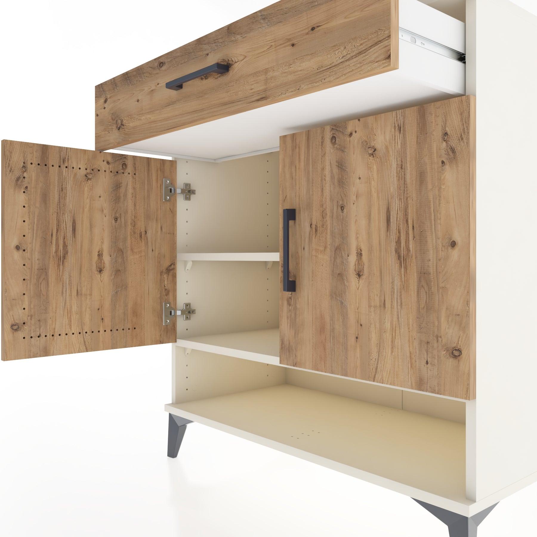 Woodntry Modular Dresser Moonstone 88x44x84 cm Functional F65-1