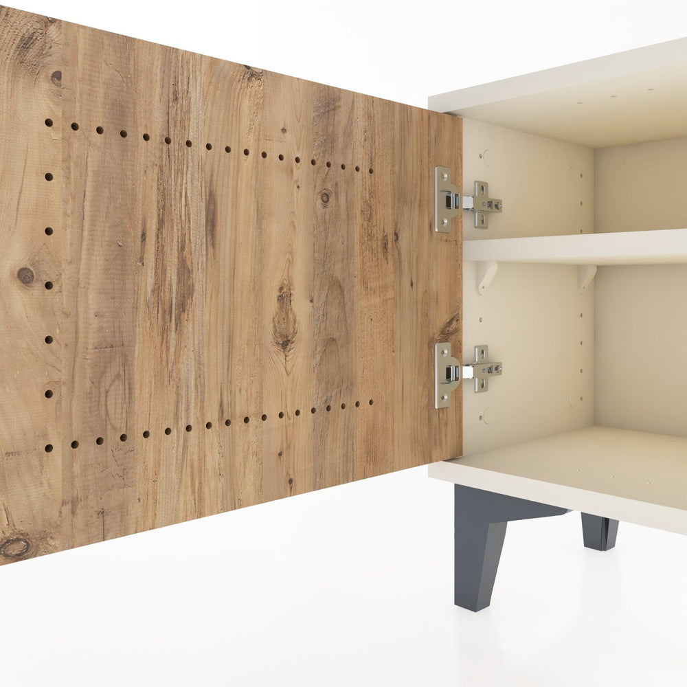 Woodntry Modüler Komodin Tek Kapaklı 44x30x36 cm Aytaşı - Woodntry