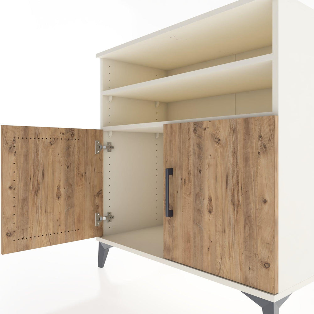 Woodntry Modular Dresser Moonstone 88x44x84 cm with Cover and Shelf KR39-1